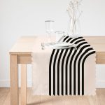 - Runner-10241-1 - Realhomes Soyut Tarzda Güneş Tasarımlı Dijital Baskılı Modern Runner Realhomes