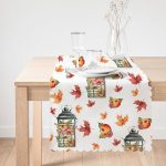 Şamdan & Sonbahar Tasarımlı Dijital Baskılı Modern Runner Realhomes