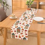 Şamdan & Sonbahar Tasarımlı Dijital Baskılı Modern Runner Realhomes