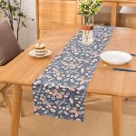 - Runner-10362 - Realhomes  Renkli Kelebek Motifli Dijital Baskılı Dekoratif Runner Realhomes