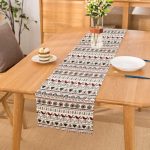 - Runner-10434 - Realhomes Etnik İskandinav Motifli Dijital Baskılı Dekoratif Runner Realhomes