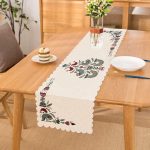 Özel Tasarım Kuş & Çiçek Motifli Dijital Baskılı Modern Runner Realhomes