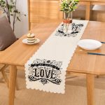 - Runner-2007 - Realhomes Love Baskılı Dijital Runner Realhomes