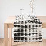 - Runner-2030-1 - Realhomes Modern Kareler Dijital Baskılı Dekoratif Runner Realhomes