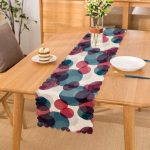 - Runner-2058 - Realhomes  Livense Renkli Yuvarlak Desenli Runner Realhomes