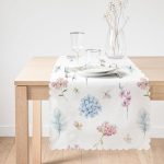 Realhomes Özel Tasarım Çiçek Desenli Modern Runner Realhomes