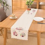 Özel Tasarım Kuş Desenli Dijital Baskılı Modern Runner Realhomes