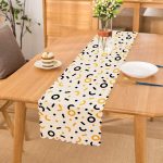 Geometrik Motifli Dijital Baskılı Dekoratif Runner Realhomes