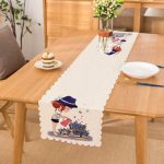 - Runner-2180 - Realhomes Kız Temalı Dijital Baskılı Dekoratif Runner Realhomes