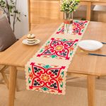 - Runner-2188 - Realhomes Modern Geometrik Desenli Dijital Baskılı Dekoratif Runner Realhomes