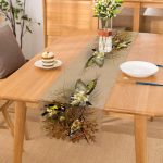 - Runner-22 - Realhomes  Saka Kuşlu Dijital Baskılı Dekoratif Runner Realhomes