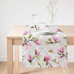 Geometrik Zeminli Çiçek Temalı Modern Runner Realhomes