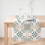 - Runner-2218-1 - Realhomes Modern Motifli Dijital Baskılı Dekoratif Runner Realhomes