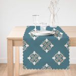 - Runner-2221-1 - Realhomes  Damask Desen Motifli Dekoratif Runner Realhomes