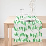 - Runner-2239-1 - Realhomes  Modern Ağaç Temalı Dijital Baskılı Dekoratif Runner Realhomes