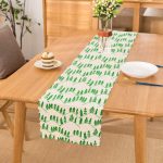 - Runner-2239 - Realhomes  Modern Ağaç Temalı Dijital Baskılı Dekoratif Runner Realhomes