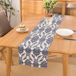 Modern Damask Temalı Dijital Baskılı Dekoratif Runner Realhomes