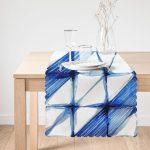 - Runner-2291-1 - Realhomes  Geometrik Sulu Boyalı Dijital Baskılı Dekoratif Runner Realhomes