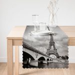 Eyfel Kulesi Dijital Baskılı Dekoratif Runner Realhomes