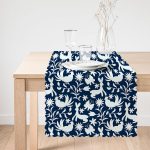 Hayvan Figürlü Dijital Baskılı Dekoratif Runner Realhomes