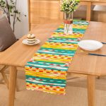 Renkli Geometrik Desenler Temalı Dekoratif Runner Realhomes