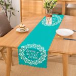 - Runner-235 - Realhomes Home Sweet Home Dijital Baskılı Dekoratif Runner Realhomes