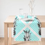 - Runner-2358-1 - Realhomes Geometrik Ananas Desenli Dkeoratif Runner Realhomes