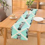 - Runner-2358 - Realhomes Geometrik Ananas Desenli Dkeoratif Runner Realhomes