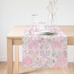 - Runner-2364-1 - Realhomes  Kalpli Ogea Desen Dijital Baskılı Runner Realhomes