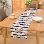 Gül Demeti Desenli Dijital Baskılı Runner Realhomes