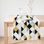 - Runner-2408-1 - Realhomes  Bağımsız Geometrik Şekiller Baskılı Dijital Baskılı Runner Realhomes