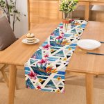 Siyah Puanlı Ogea Desenli Dekoratif Runner Realhomes