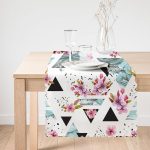 - Runner-2439-1 - Realhomes Düzensiz Geometrik Şekiller Dijital Baskılı Runner Realhomes