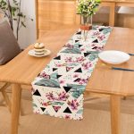 - Runner-2439 - Realhomes Düzensiz Geometrik Şekiller Dijital Baskılı Runner Realhomes