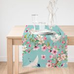 - Runner-2444-1 - Realhomes  Ebabil Kuşları Motifli Dekoratif Runner Realhomes