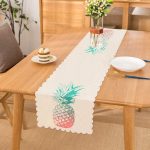 Mavi Ananas Baskılı Dekoratif Runner Realhomes