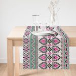 - Runner-2482-1 - Realhomes  Simetrik Çini Motifli Dekoratif Runner Realhomes