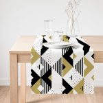 - Runner-2508-1 - Realhomes Hardal Renk Geometrik Şekiller Temalı Runner Realhomes