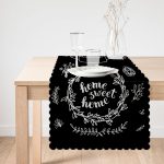 - Runner-251-1 - Realhomes Home Sweet Home Dijital Baskılı Dekoratif Runner Realhomes