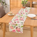 Renkli Kuş Motifli Baskılı Dijital Baskılı Runner Realhomes