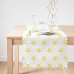 Sarı Yıldız Dekoratif Runner Realhomes