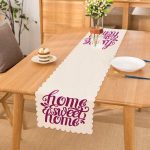 - Runner-2562 - Realhomes  Eflatun Home Sweet Home Dijital Baskılı Runner Realhomes