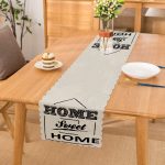 - Runner-262 - Realhomes Home Sweet Home Dijital Baskılı Dekoratif Runner Realhomes