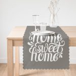 Home Sweet Home Dijital Baskılı Dekoratif Runner Realhomes