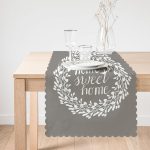Home Sweet Home Dijital Baskılı Dekoratif Runner Realhomes
