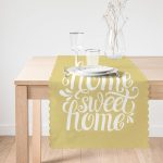 - Runner-313-1 - Realhomes  Home Sweet Home Dijital Baskılı Dekoratif Runner Realhomes