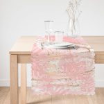 - Runner-3134-1 - Realhomes  Palmiye Desenli Mermer Zeminli Dekoratif Runner Realhomes