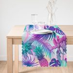 Mavi Zeminde Tropikal Objeler Modern Runner Realhomes