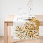 3D Altın Renkte Yapraklar Temalı Modern Runner Realhomes