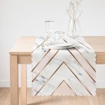 - Runner-3245-1 - Realhomes  Mermer Zeminli Geometrik Detaylı Modern Runner Realhomes